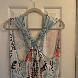 Sleeveless floral dress